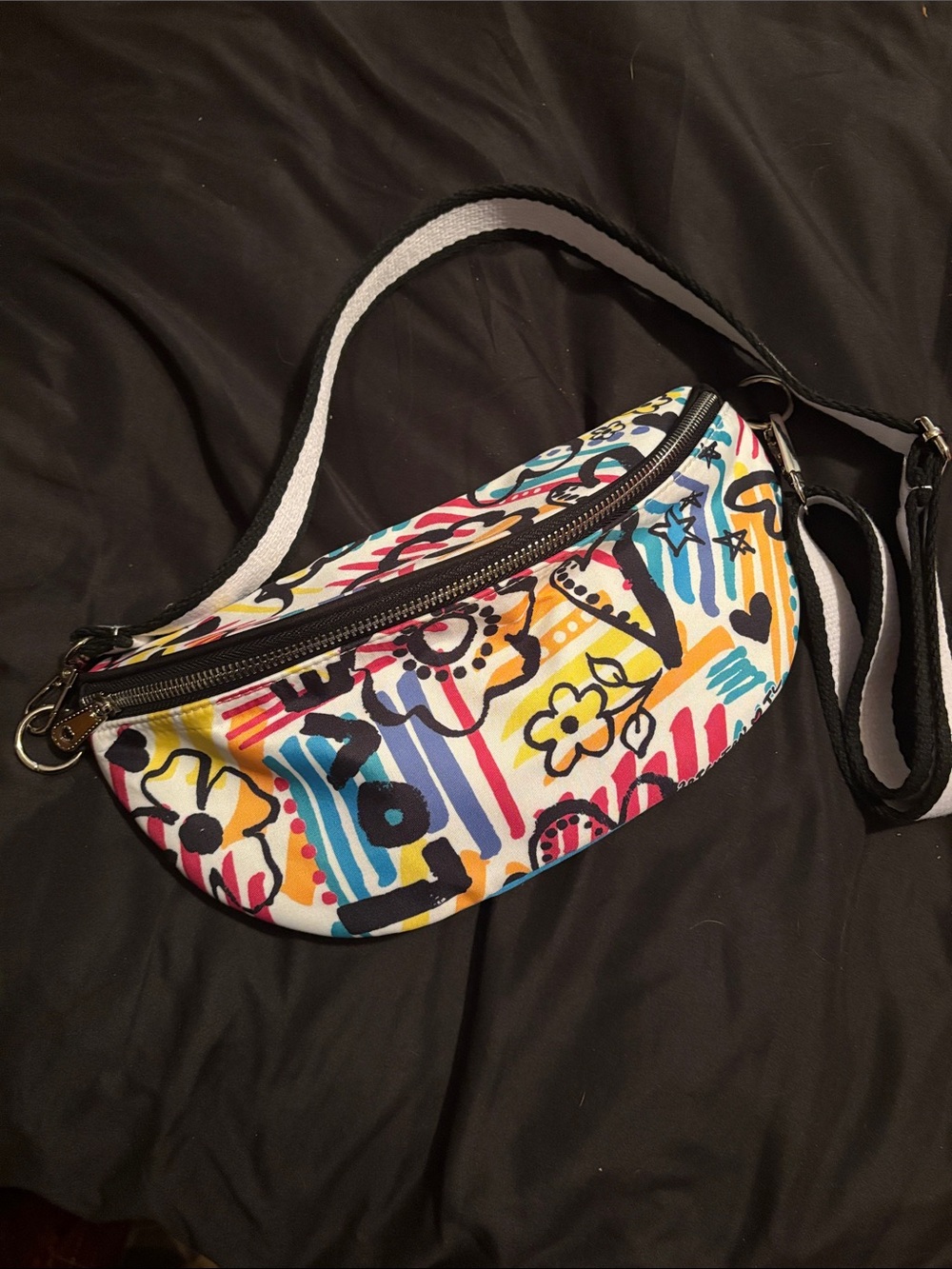 Brighton Multicolor Abstract Print Crossbody